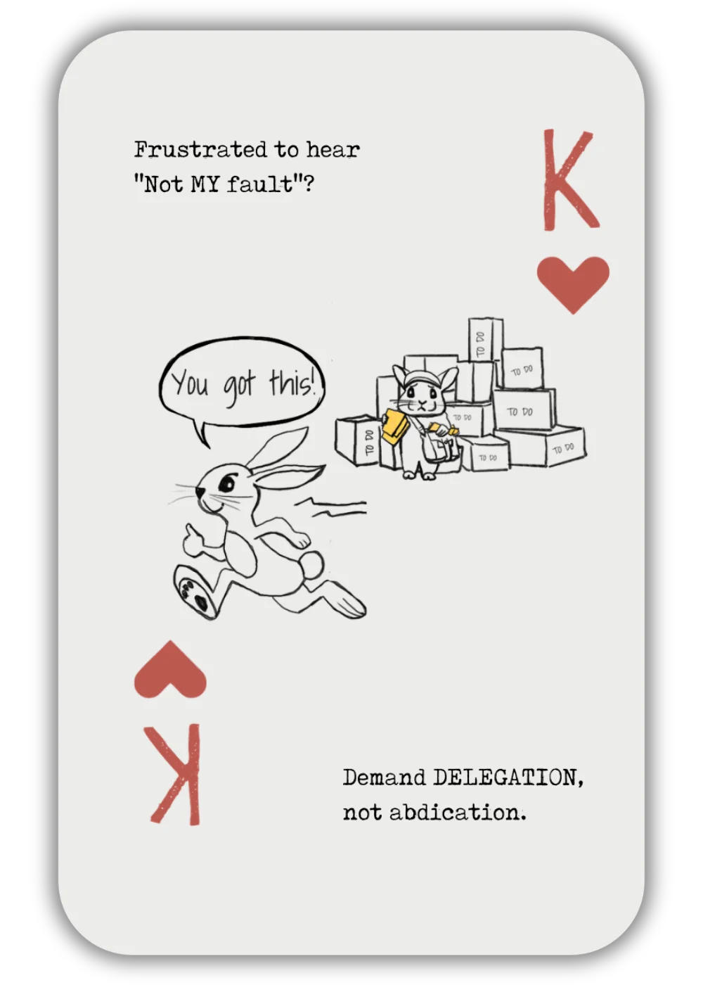 Delegation v. Abdication